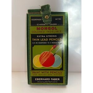 Vintage Mongol Colored Pencils Easel